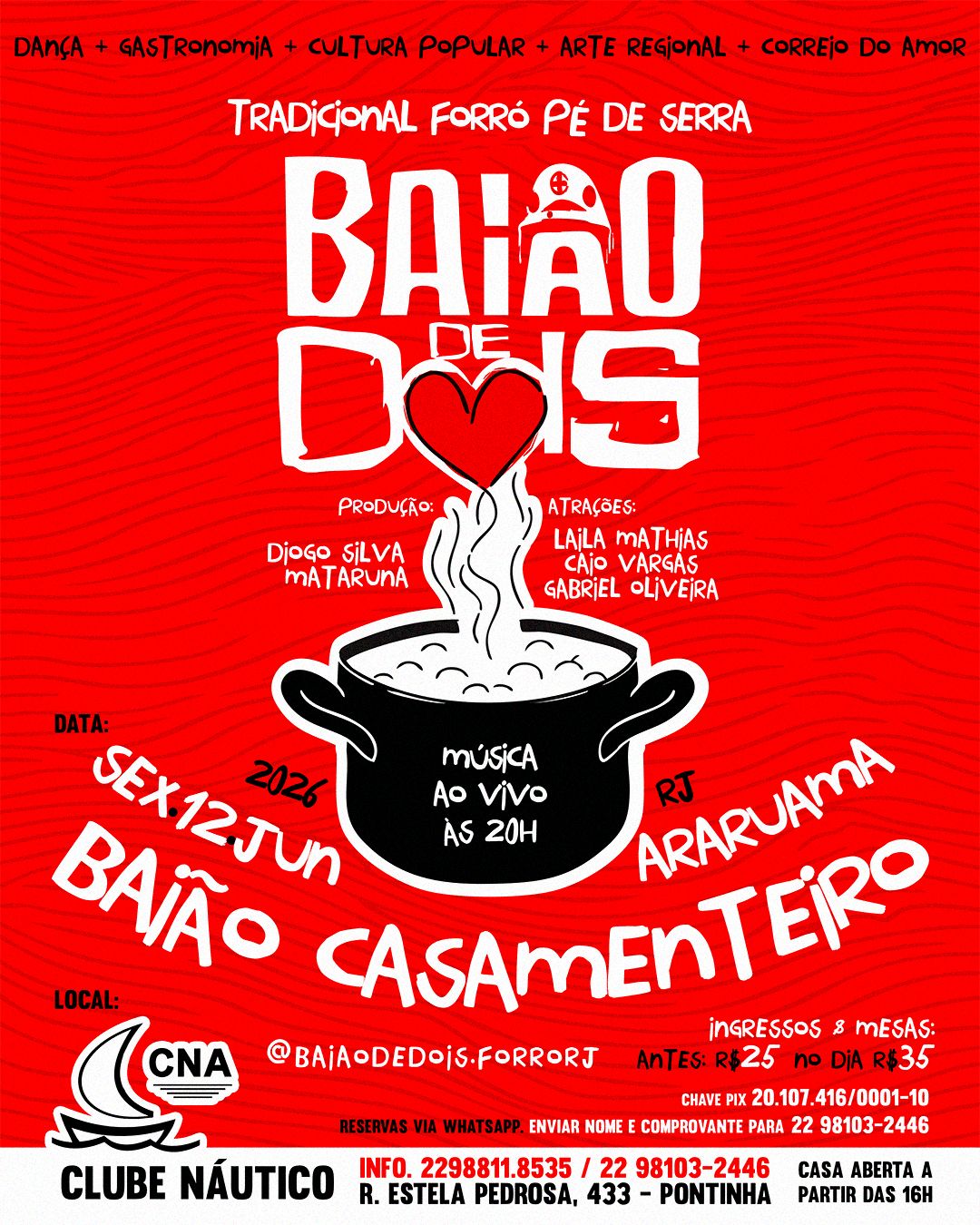 Cartaz principal do Baião Casamenteiro