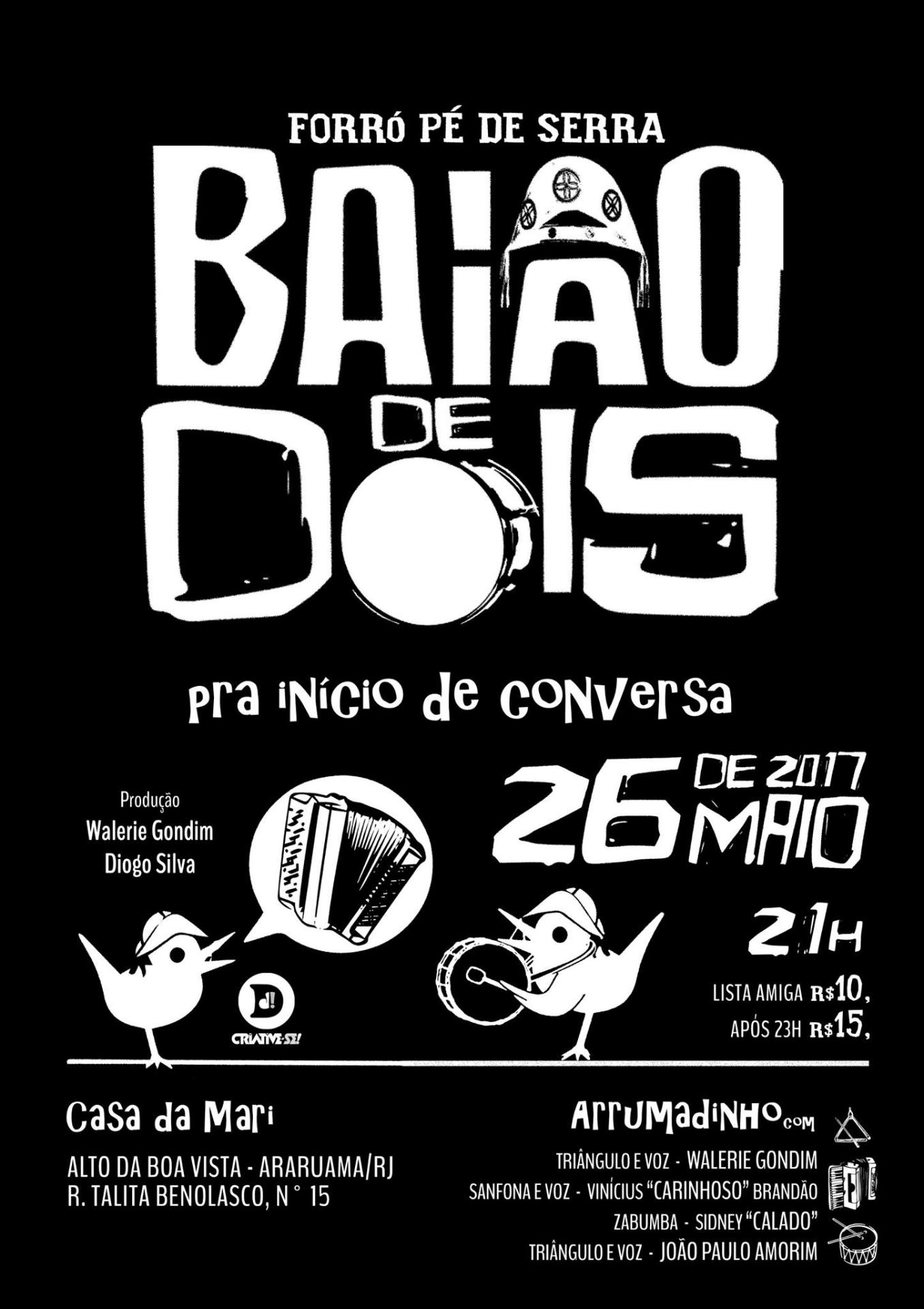 Cartaz · Pra Início de Conversa