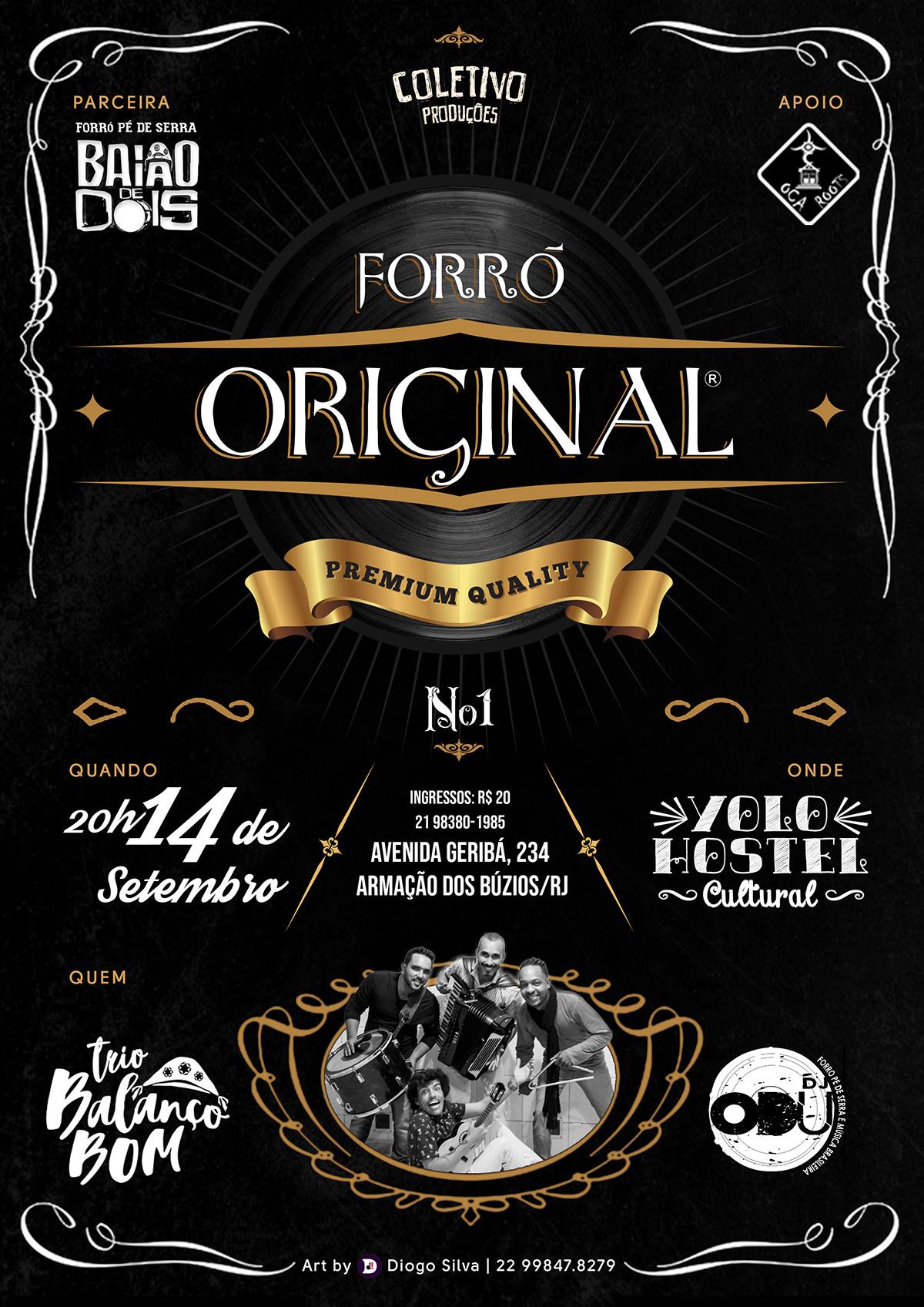 Cartaz · Forró Original Nº 1 · Búzios